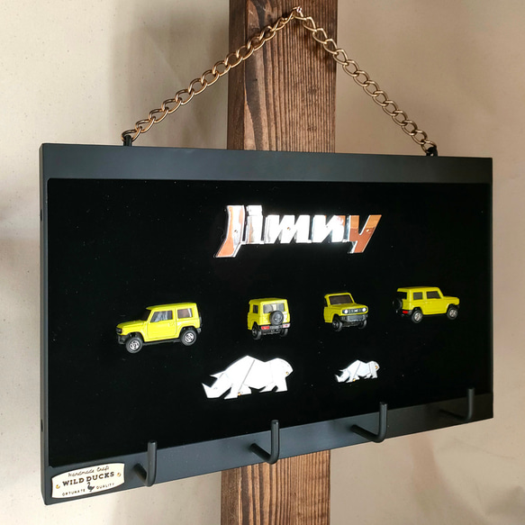 【スズキ　ジムニー　ミニカー　キーフック　ウォールデコ】真鍮　アメリカン雑貨　男前インテリア　男前　家具　ガレージ  M1606361579(12285円)