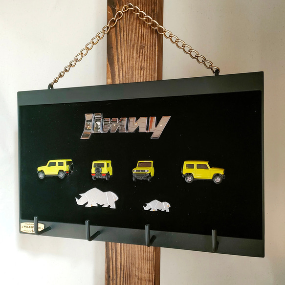 【スズキ　ジムニー　ミニカー　キーフック　ウォールデコ】真鍮　アメリカン雑貨　男前インテリア　男前　家具　ガレージ  M1606361579(12285円)