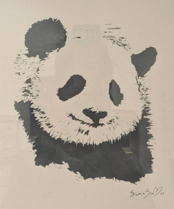 バンダ（ノーマル）』(原画) ステンシル 版画 すむすむ 通販 18162082