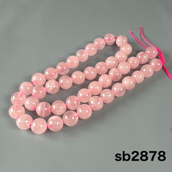マダガスカル産 ローズクォーツ 8ミリ 連 sb2878 天然石 pinky 通販