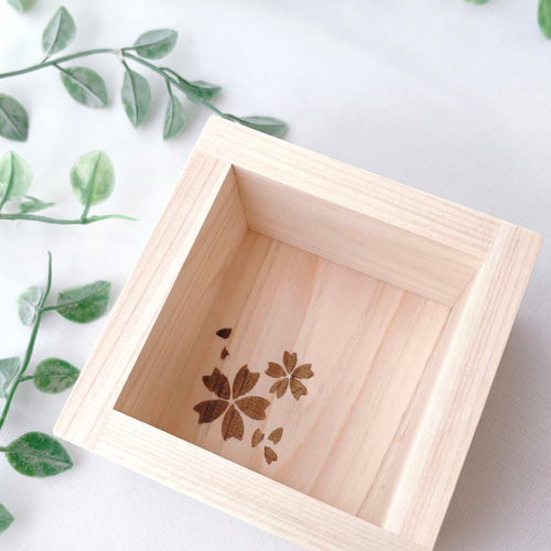 名入れ檜一合枡】オーダーメイド｜日本酒 ます 鏡開き ギフト 結婚祝い