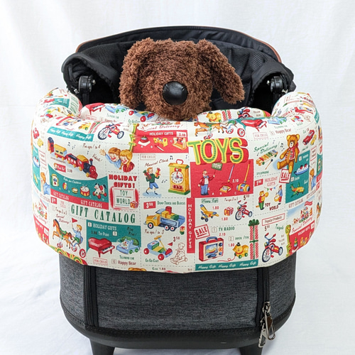 ゆきち様／カートクッション、あごのせクッション ゆきち様／カートクッション、あごのせクッション TOYSレトロ柄