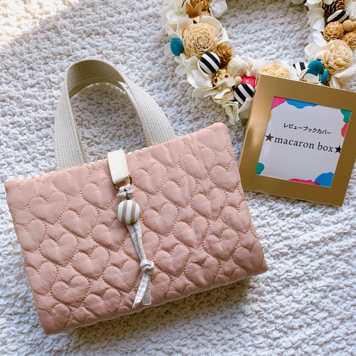 北欧フルレットくすみピンク　レビューブックカバー　オーダーページ 北欧フルレットくすみピンク レビューブックカバー オーダーページ