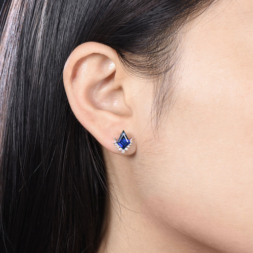 サファイアピアス サファイアピアス SA 0.47ct 0.435ct Pt900