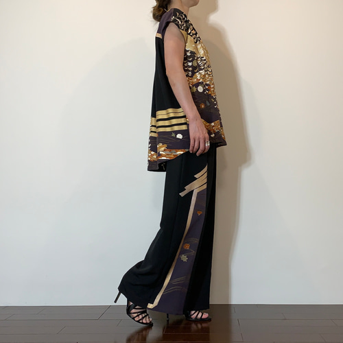 NO92 着物リメイク　留袖リメイク　パンツセットアップ　ワンピース NO94 着物リメイク 留袖リメイク パンツセットアップ ワンピース