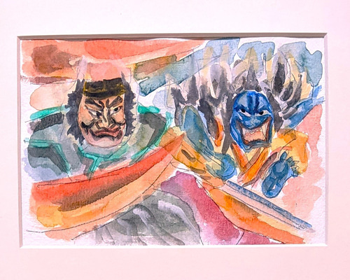 ねぶた1 水彩画原画 (SM) 絵画 yko 通販 18162805｜Creema