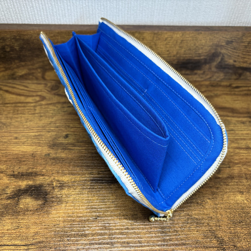 L字ファスナー長財布 ホヌとブーゲンビリア ハワイアンキルト 長財布