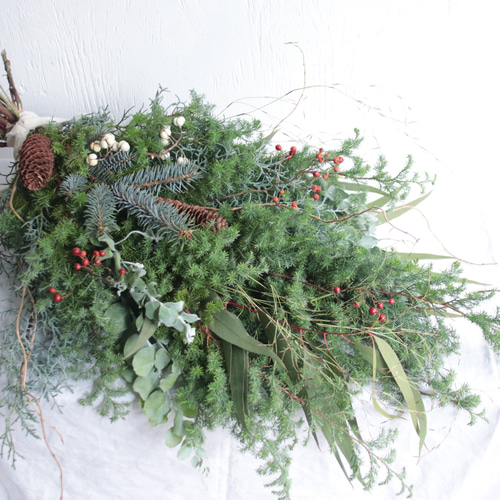 針葉樹が香るクリスマススワッグ 針葉樹が香るクリスマススワッグ