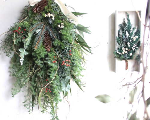 針葉樹が香るクリスマススワッグ 針葉樹が香るクリスマススワッグ