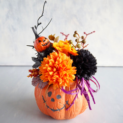かぼちゃ頭のhappyハロウィンアレンジ 10枚目の画像