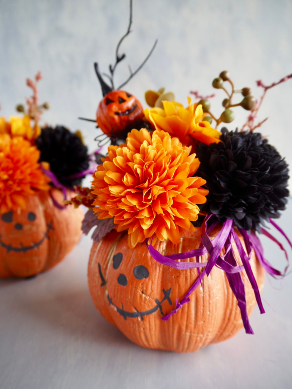 かぼちゃ頭のhappyハロウィンアレンジ 11枚目の画像