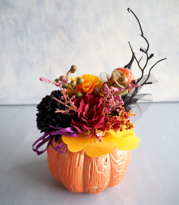 かぼちゃ頭のhappyハロウィンアレンジ 7枚目の画像