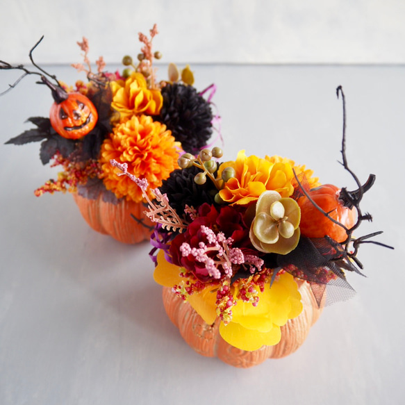 かぼちゃ頭のhappyハロウィンアレンジ 8枚目の画像