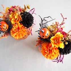 かぼちゃ頭のhappyハロウィンアレンジ 6枚目の画像