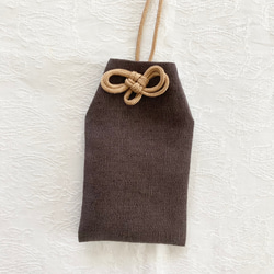 お守り袋 ミニサイズ 首かけタイプ♡ふんわり裏地付き 送料無料 ポーチ