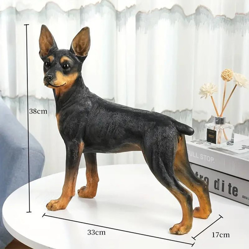 オブジェ 置物 犬 ドッグ ドーベルマン ミニチュア・ピンシャー オブジェ 置物 犬 ドッグ ドーベルマン ミニチュア・ピンシャー