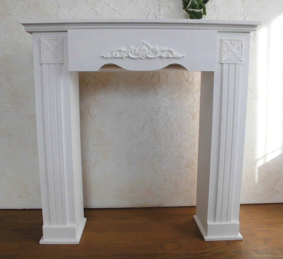 マントルピースEb型 H90W80D20 送料込 組立タイプ マントルピースEb型 H90W80D20 引出し付き 組立タイプ 棚・シェルフ