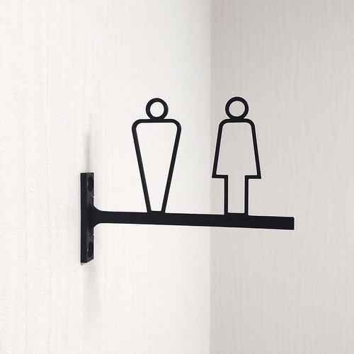Amazon.co.jp: トイレマーク トイレプレート 遠くから見える