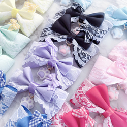 うさ耳ヘアクリップA 2個セット フェイクファー ヘアピン marumin 通販