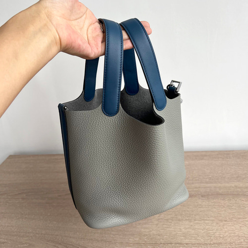 バイカラーレザーキューブバッグ トートバッグ Lavanta 通販 18164524