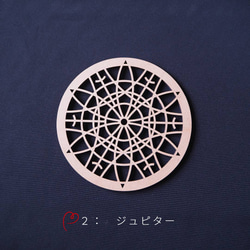 klf-pl　インテリアプレート 壁飾り 和柄 (きめつ柄) ウォールデコレーション インテリア雑貨 置物 おしゃれ 4枚目の画像