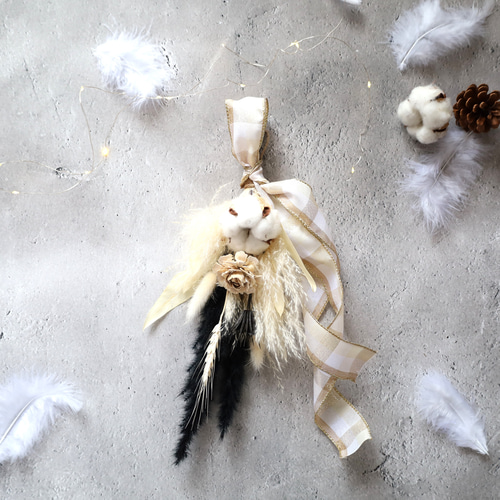 2wayタイプXmasスワッグ＆お正月飾りNo.162 クリスマス スワッグ