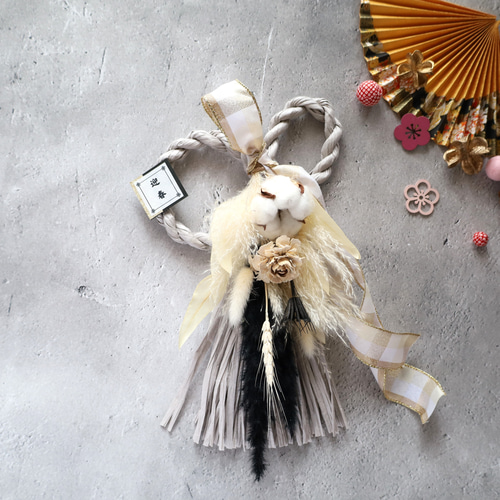 2wayタイプXmasスワッグ＆お正月飾りNo.162 クリスマス スワッグ