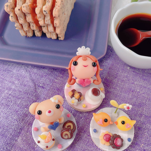 受注制作 プリンセス 全8種類 ミニステージ ミニチュア 樹脂