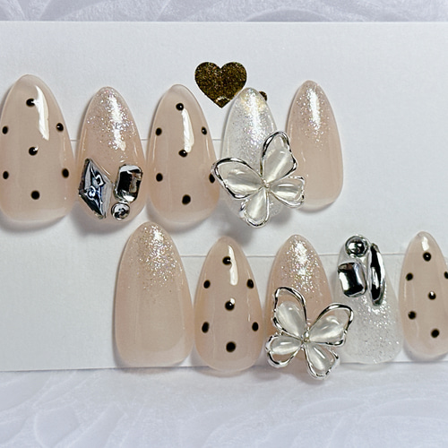 ネイルチップ　ワンホン　量産型　蝶々　グラデ　結婚式　お呼ばれ msc092_6_20220810.jpg