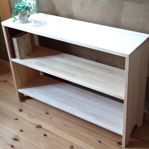 天然木 赤松集成材 オープンシェルフ 飾り棚 収納ラック 本棚 下駄箱