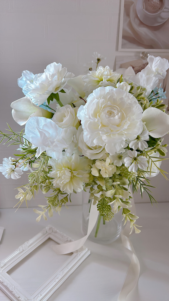 アーティフィシャルフラワー　ウェディングブーケ 