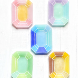 新作☆宝石のプレート☆ご注文前に在庫があるか『質問』でお尋ねください 2枚目の画像