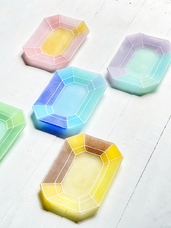 新作☆宝石のプレート☆ご注文前に在庫があるか『質問』でお尋ねください 1枚目の画像