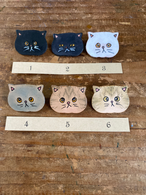 猫のブローチ 小 エキゾチックショートヘア ブローチ 可愛い猫の部屋