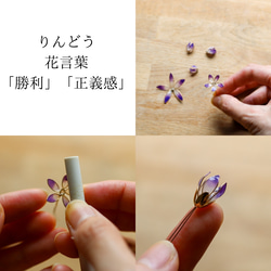 【九月生月花】龍膽耳夾 第8張的照片