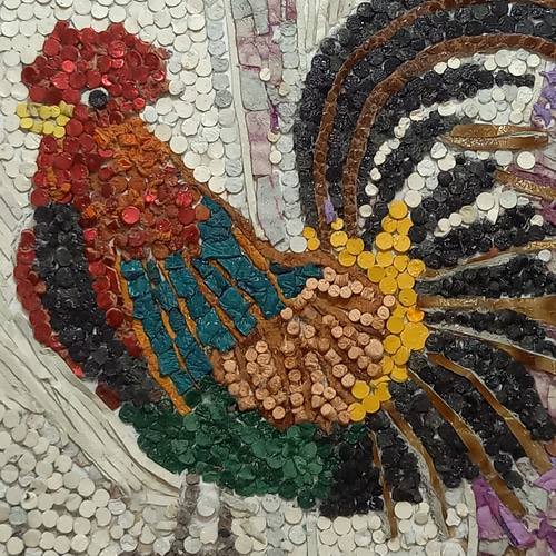 レザーアート貼り絵 ～片桐 紫苑～ [cr_mo_0826_03] その他アート