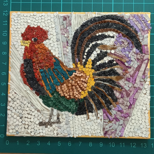 レザーアート貼り絵 ～片桐 紫苑～ [cr_mo_0826_03] その他アート