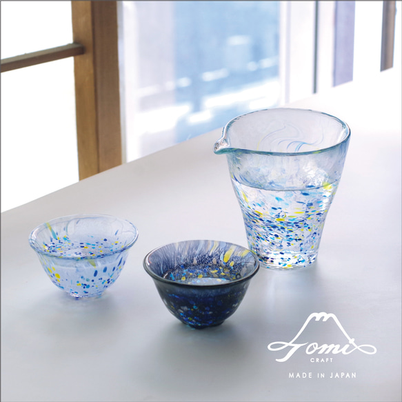 メンズ人気・送別会に】うきよ／花酒器セット／江戸っ子／ST10223