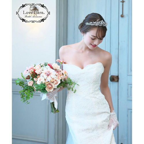ブリリアハートジルコニアティアラ RT-39|花嫁 結婚式 ブリリアハートジルコニアティアラ RT-39|花嫁 結婚式