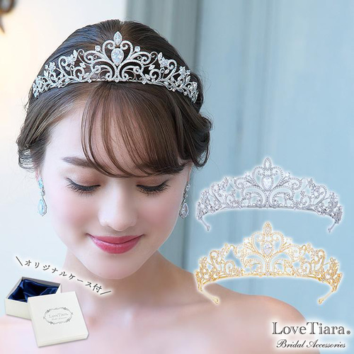 ブリリアハートジルコニアティアラ RT-39|花嫁 結婚式 ブリリアハートジルコニアティアラ RT-39|花嫁 結婚式