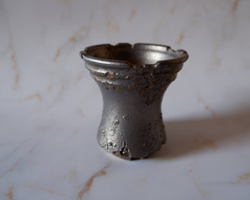 3号燻し金彩鉢532 塊根植物 多肉植物 盆栽 植木鉢 作家鉢 沖縄