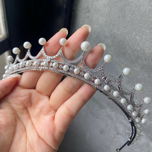 チェルシージルコニアティアラ RT-47|花嫁 結婚式 ウェディング