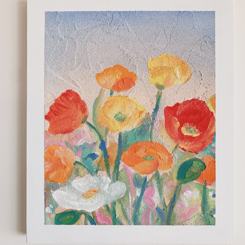 コリアグランドセール 2025 原画】花畑の絵 絵画 18167080｜Creema(クリーマ) 通販 Hang 絵画+タペストリー