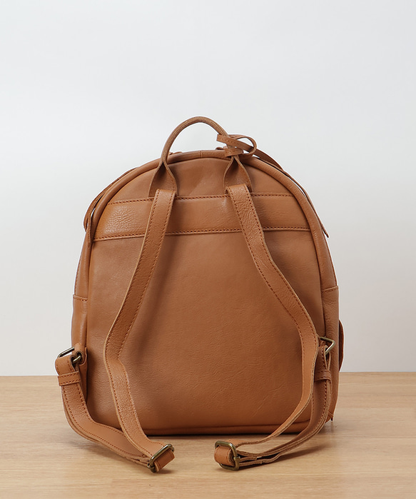 toleur(トーラ) カウレザーリュック 11938 キャメル ブラック CM