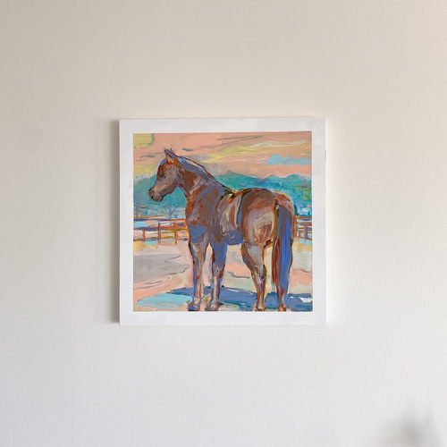 原画】馬の絵 絵画 Hang 通販 18167097｜Creema(クリーマ)