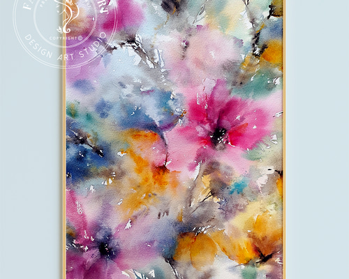 絵 水彩画  インテリア f79ce1f46cc14b6cd317e7de37b811