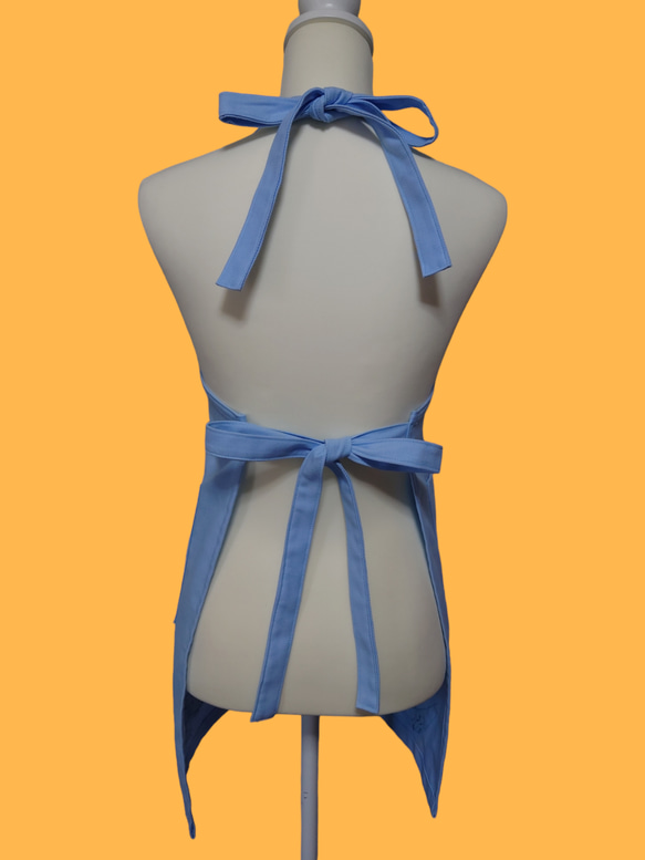 シャチとうみがめのアップリケエプロン ^^ シャチとうみがめのアップリケエプロン