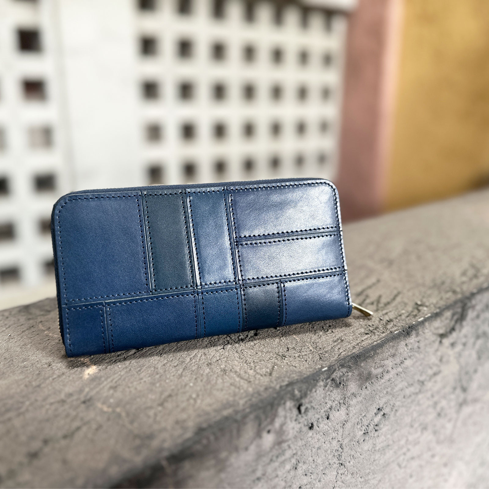 ◆数量限定品◆新品未使用・箱付き◆きみどり色が好きな方へ　栃木レザー2つ折財布
