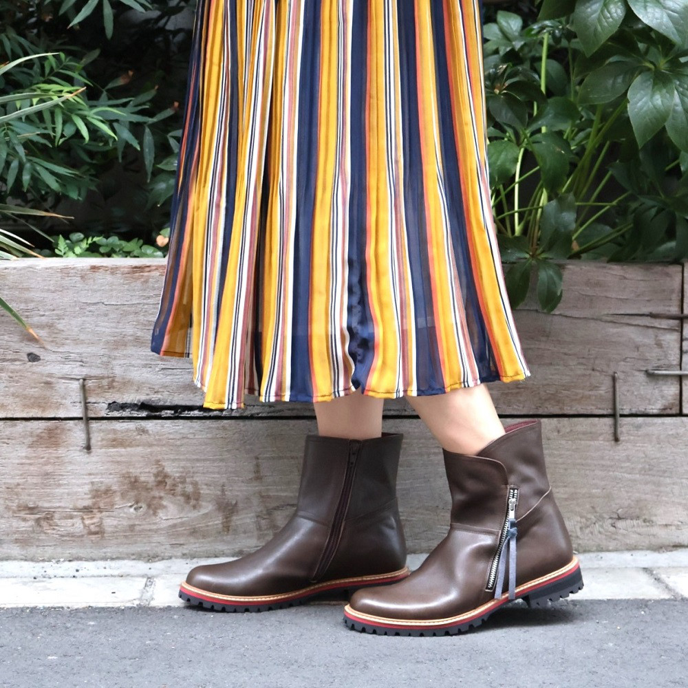 【1900 KI】軽量タンクソールのブーツ　＊made in Japan＊