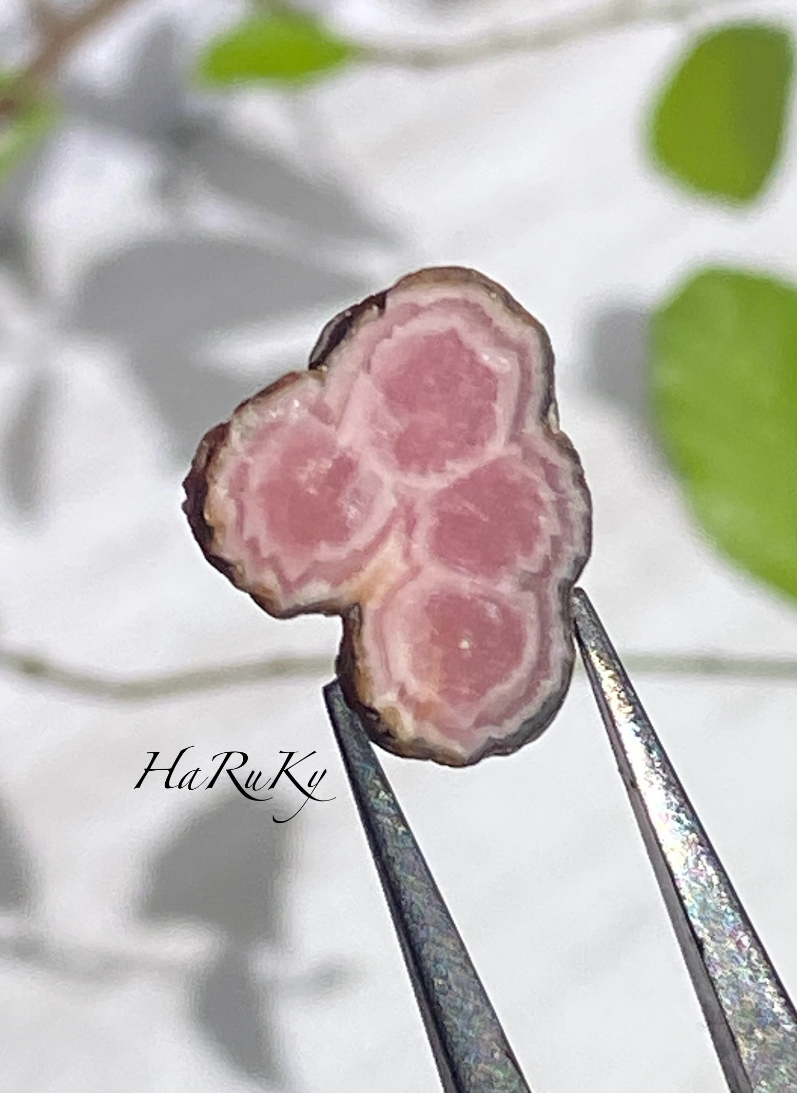 レア♢ロードクロサイト スタラクタイト スライス 16 天然石